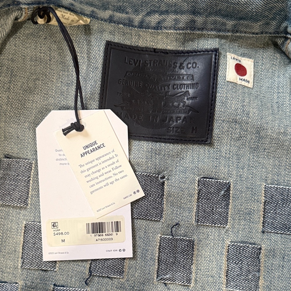 Levi's Blue Patchwork Denim Jacket - image 2